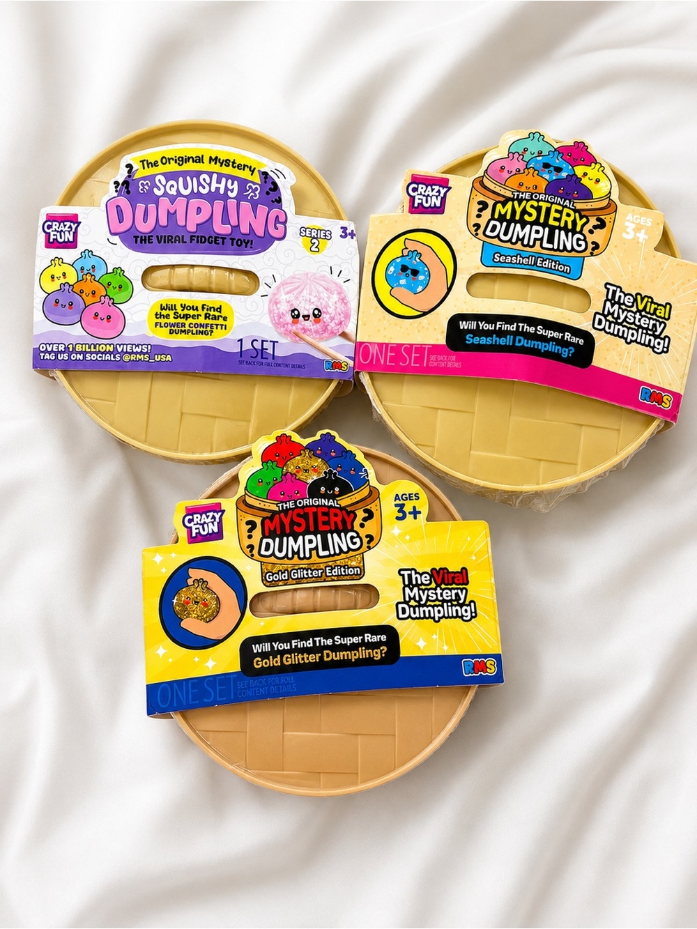 Mystery Dumpling Squishy Bundle Set